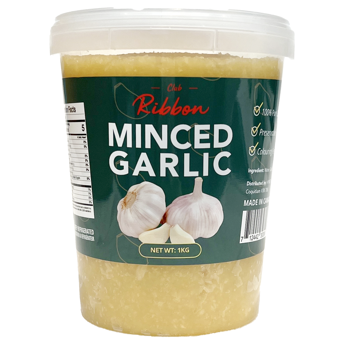 Club Ribbon Minced Garlic 1 KG